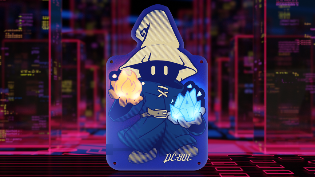 DC801 Black Mage "Spells" Art Board